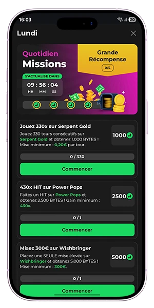 Betify Mobile Première connexion